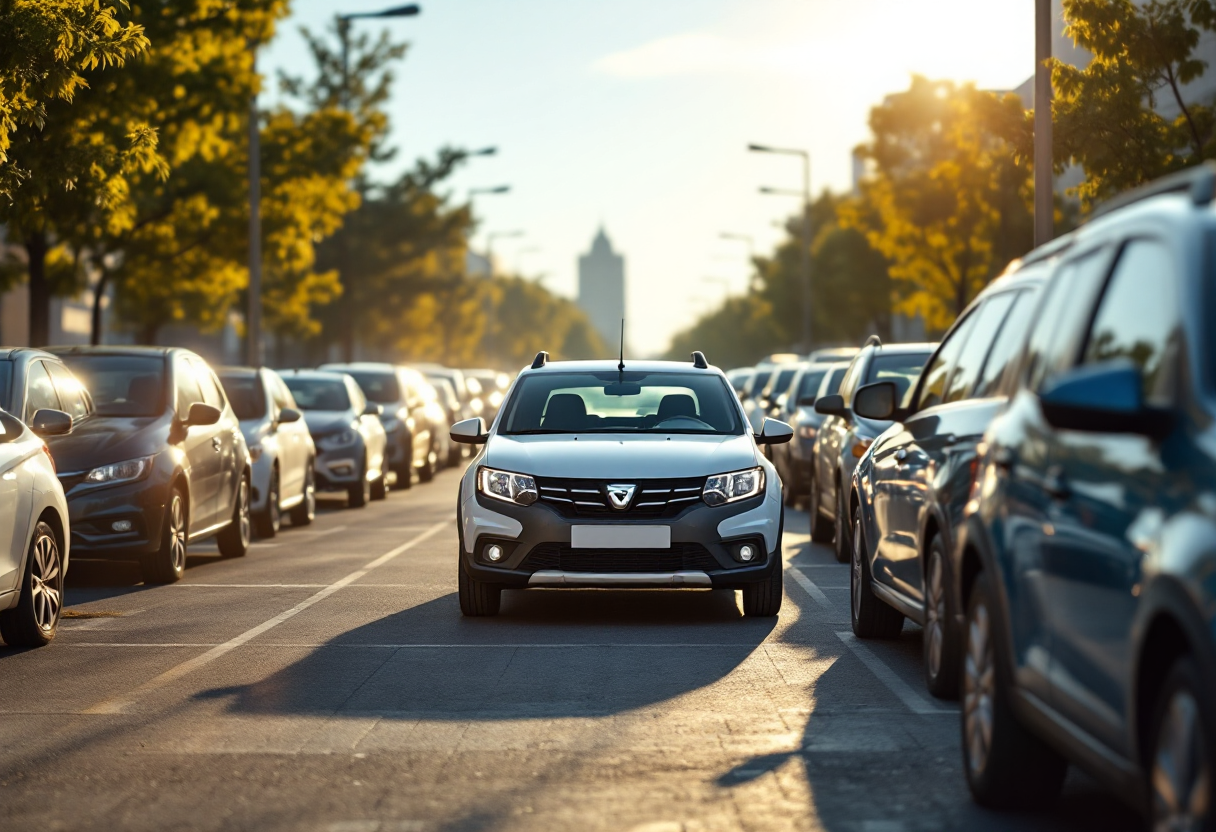 Grafico delle vendite di auto nuove in Europa a gennaio 2025