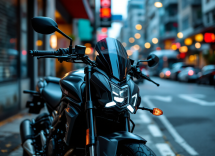 Yamaha MT-07 2025 in movimento su strada