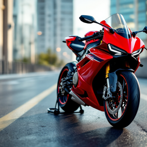 Aprilia RSV4 2025 in esposizione con dettagli tecnici