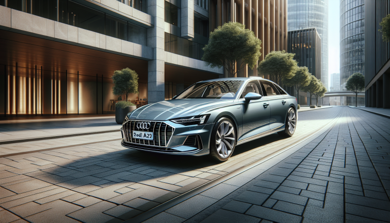 Audi A6 berlina 2025 in un contesto urbano elegante