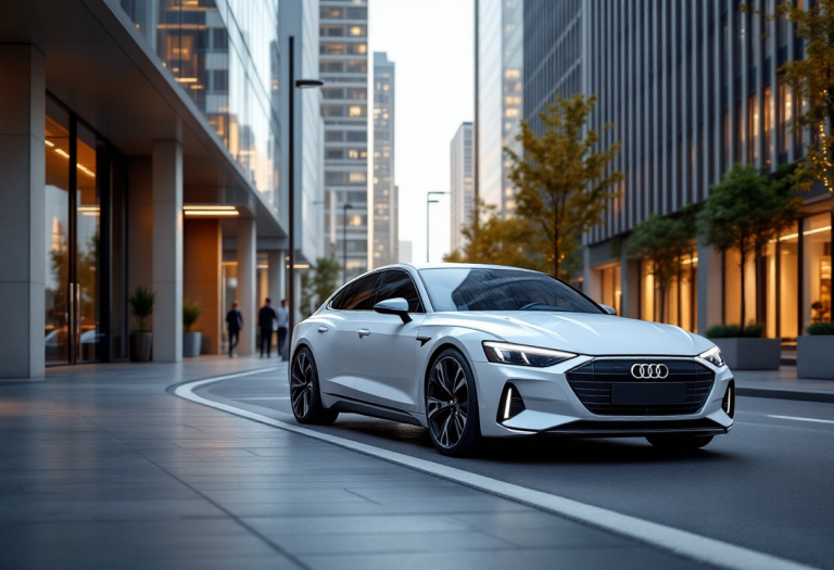 Audi E5 Sportback, auto elettrica innovativa in Cina