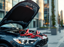 Procedura per avviare un'auto con cavi jumper