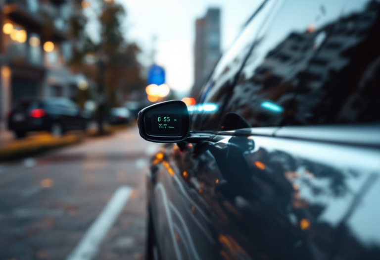 Procedura per avviare un'auto elettrica con batteria scarica