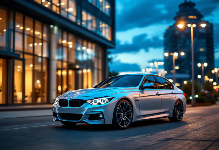 BMW Serie 3 con nuove tecnologie e design innovativo