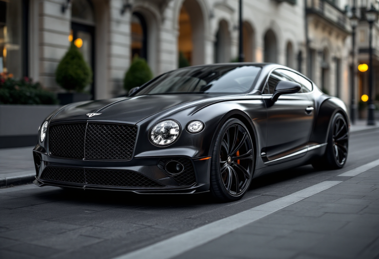 Bentley Black Edition con finiture nere eleganti