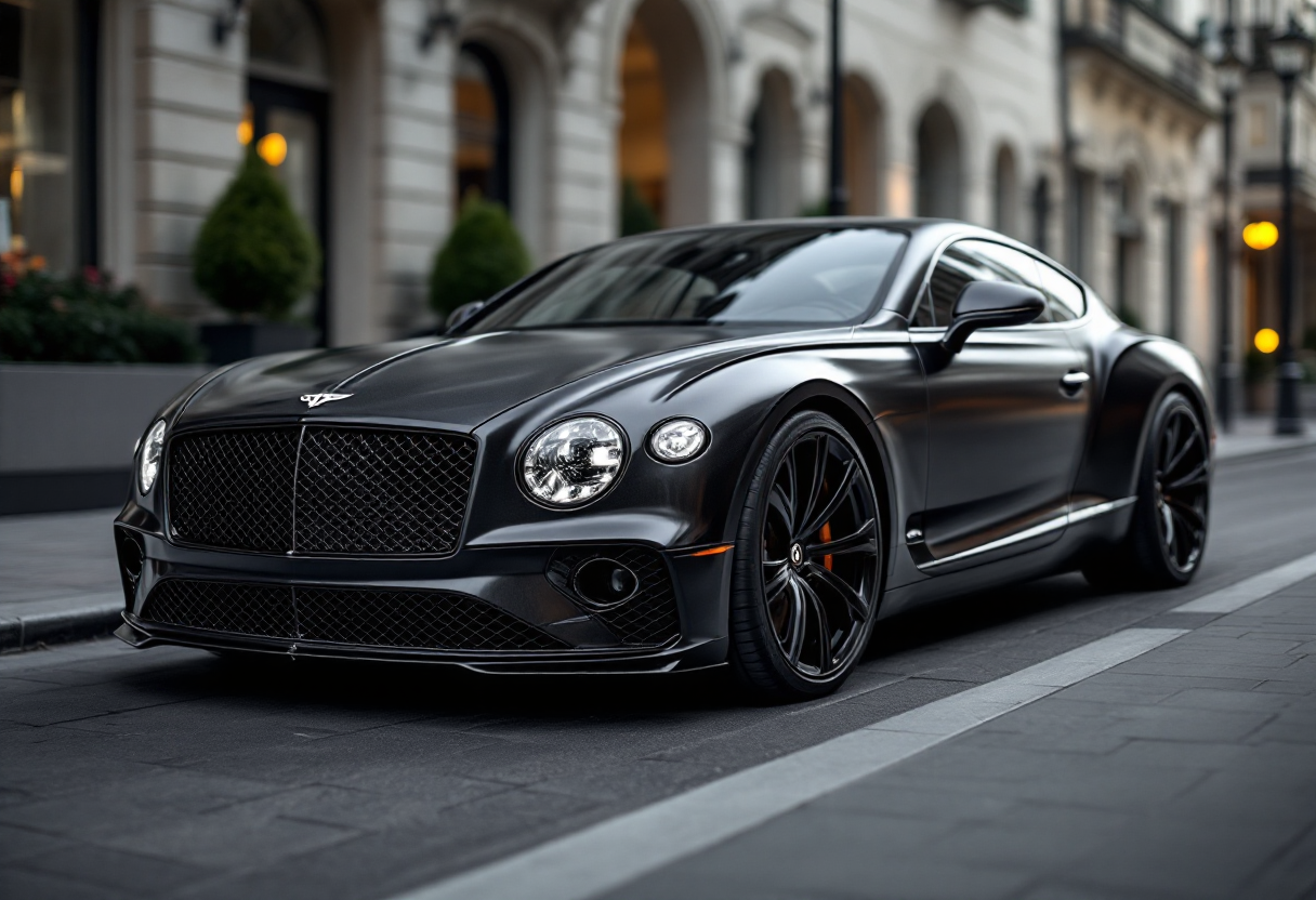 Bentley Black Edition con finiture nere eleganti
