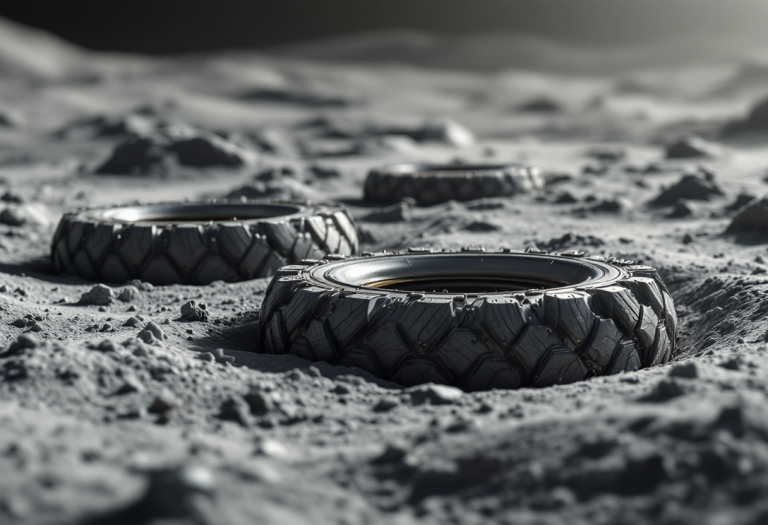 Ruote lunari progettate da Bridgestone per esplorazione spaziale