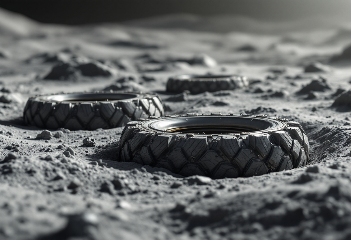 Ruote lunari progettate da Bridgestone per esplorazione spaziale