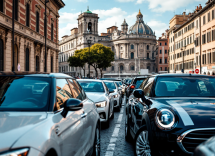 Immagine che rappresenta il car sharing in Italia
