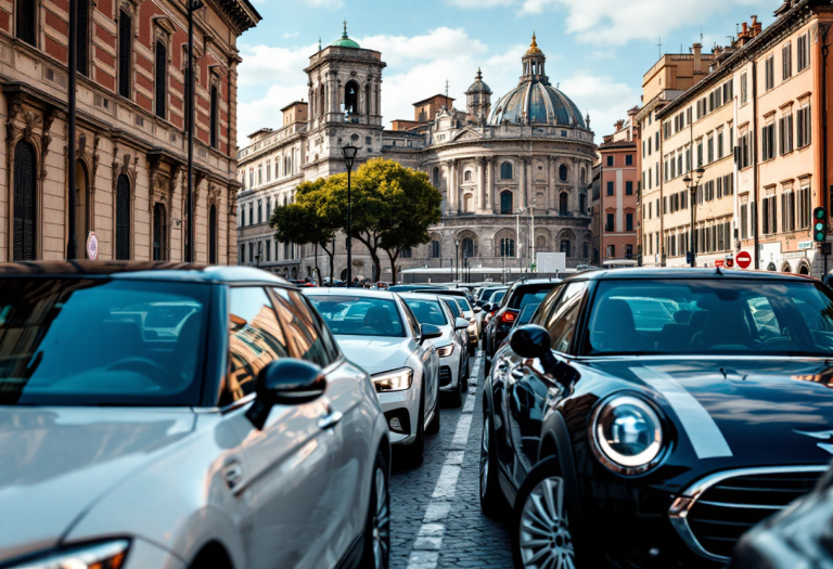 Immagine che rappresenta il car sharing in Italia