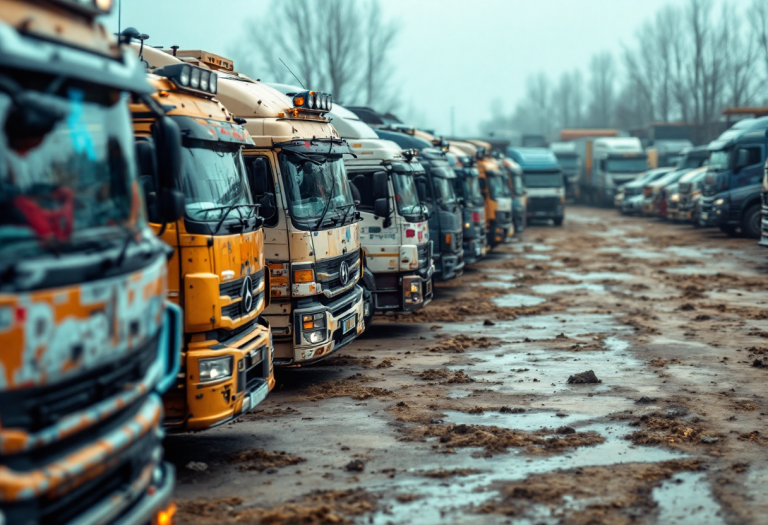 Analisi del mercato dei veicoli industriali in crisi