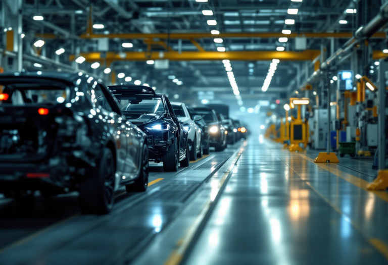Immagine che rappresenta l'impatto dei dazi USA sull'auto italiana