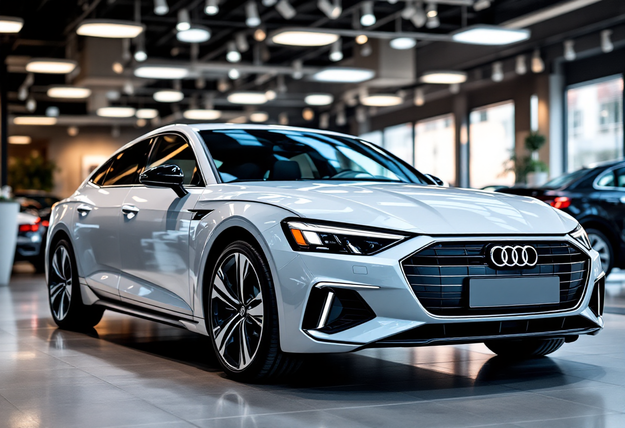AUDI E5 Sportback, prima auto elettrica cinese in mostra