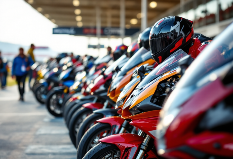 Partecipanti all'EICMA Riding Fest 2025 durante un test ride