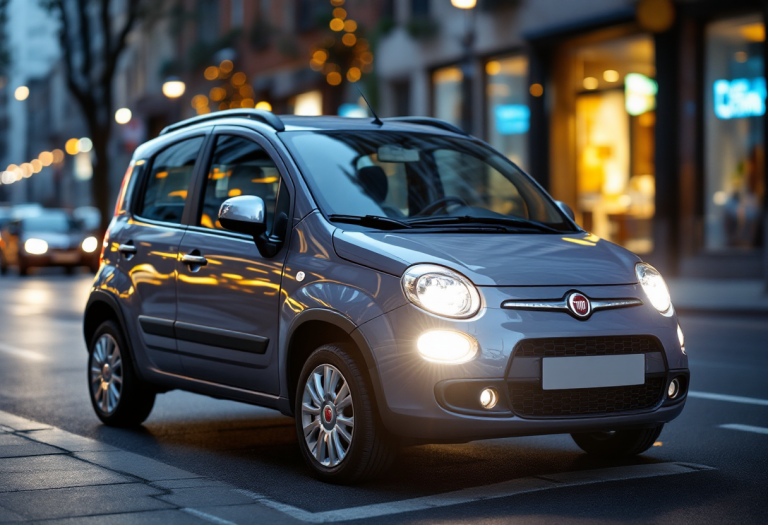 Fiat Grande Panda Business in un contesto aziendale