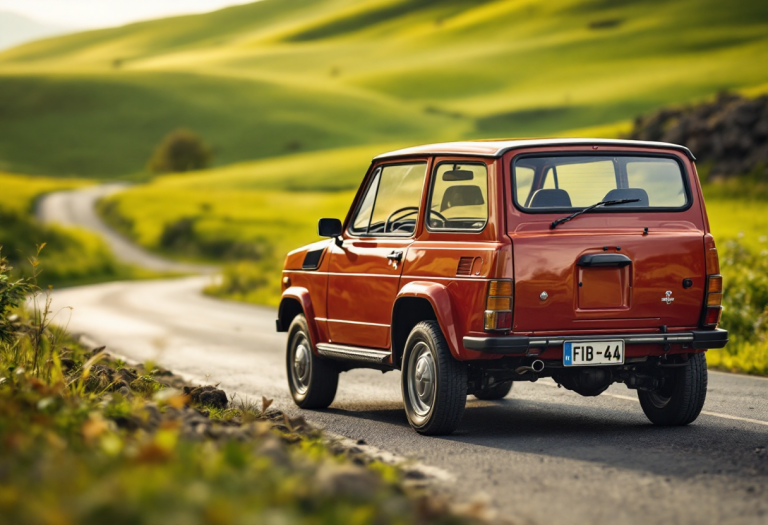 Fiat Panda 4x4 storica di Gianni Agnelli in vendita