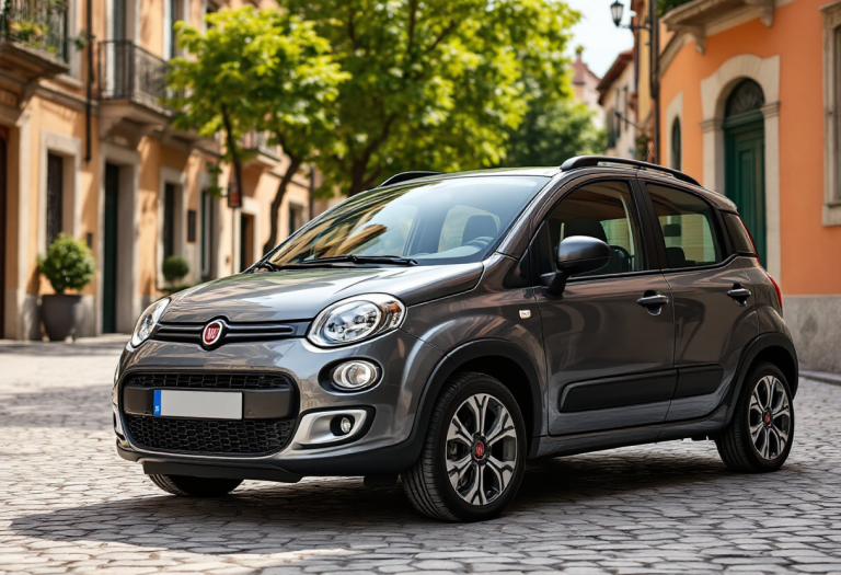 Fiat Panda in esposizione con offerte speciali