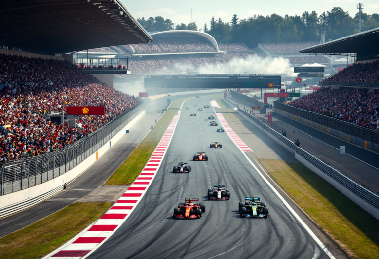 Piloti in azione al Gran Premio dell'Arabia Saudita 2025