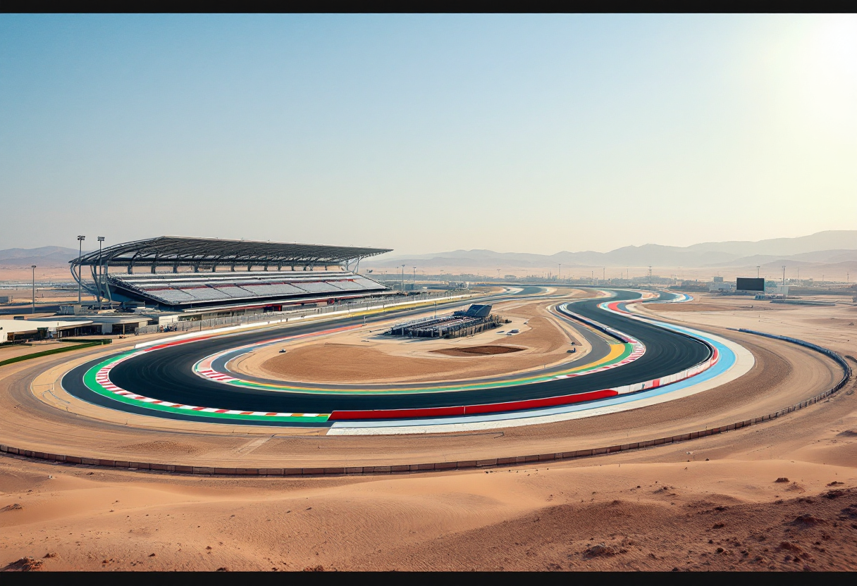 Piloti in azione al Gran Premio del Qatar di MotoGP