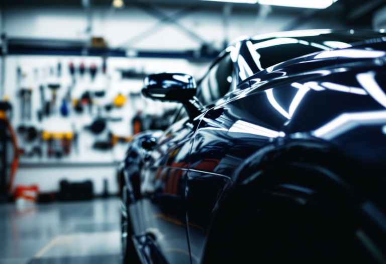Manutenzione climatizzatore auto con strumenti e guide