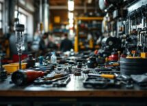 Frizione auto in fase di ingrassaggio