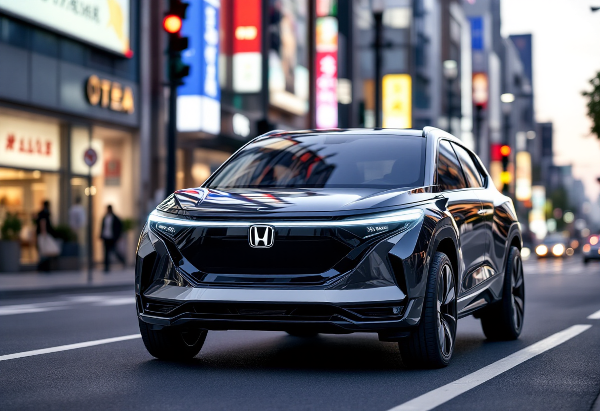 Honda 0, il nuovo SUV elettrico presentato da Max Verstappen