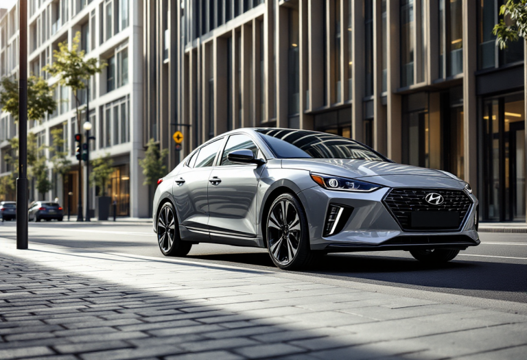 Hyundai Ioniq 6 N in movimento su strada
