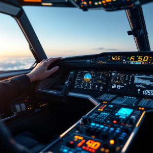 Immagine che rappresenta l'innovazione nei cockpit aerei