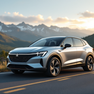 Jaecoo 7 SHS, SUV ibrido plug-in in un paesaggio urbano