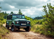 Nuova Land Rover Defender V8 Soft Top in azione