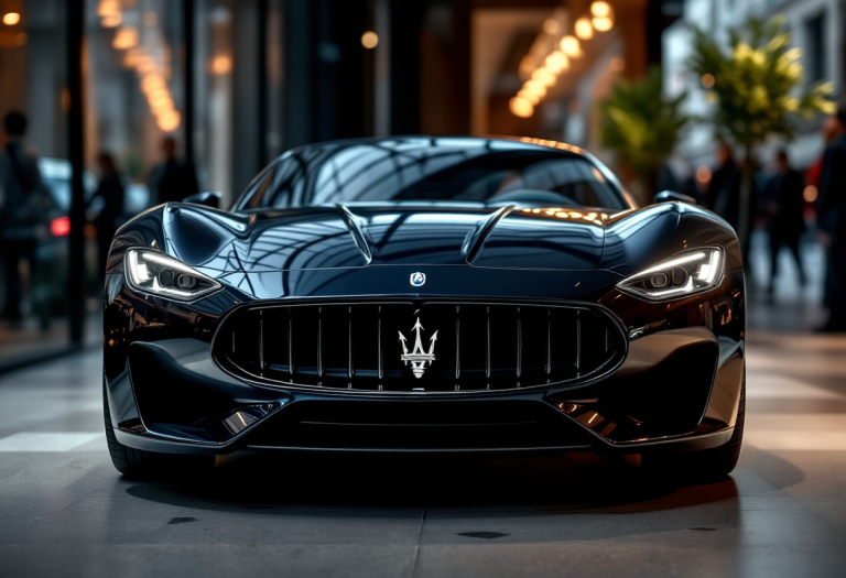 Maserati 200S esposta alla Milano Design Week 2025