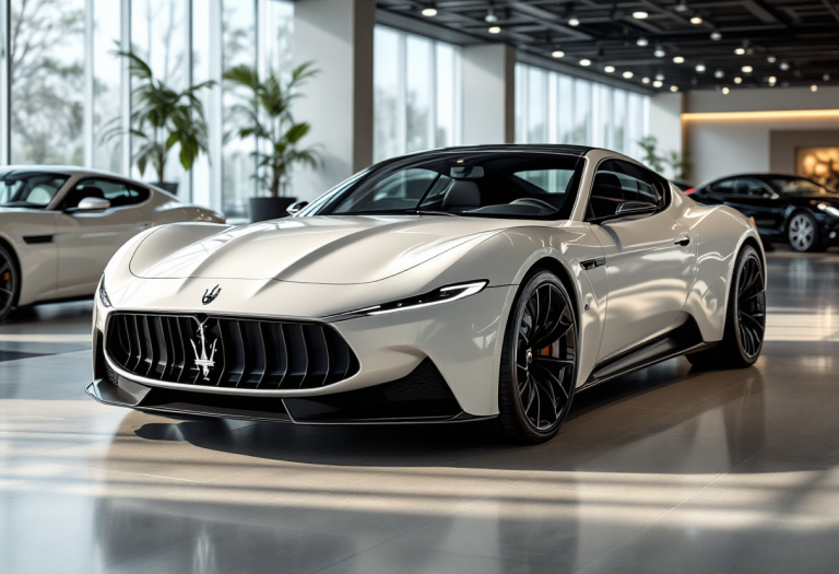 Maserati Grecale 2025 in un elegante contesto urbano