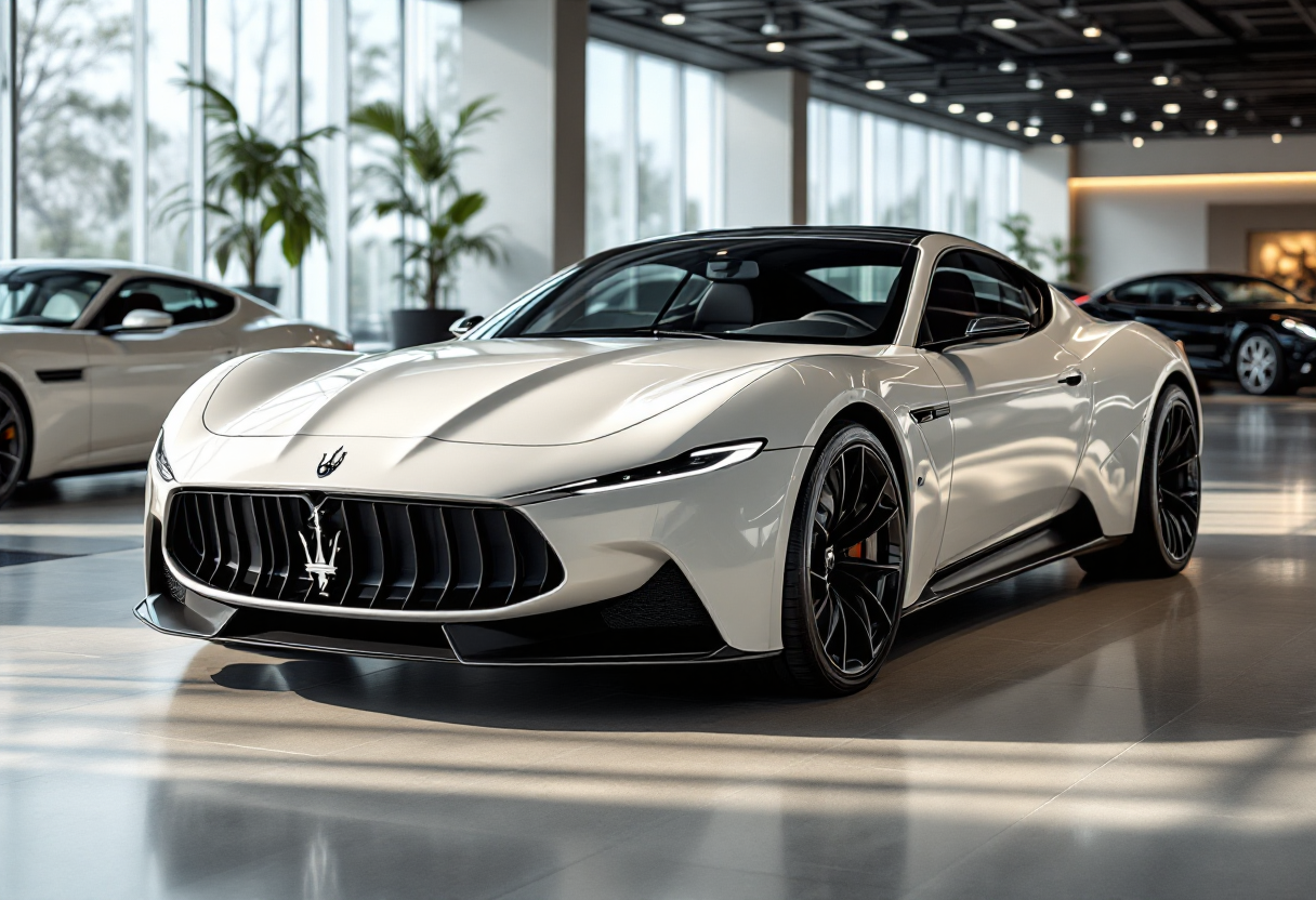 Maserati Grecale 2025 in un elegante contesto urbano