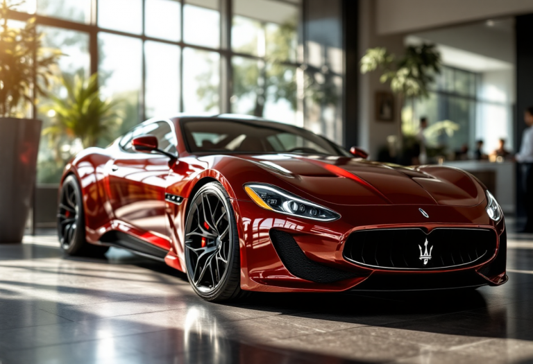 Maserati Grecale Giorgetti Edition in un ambiente elegante