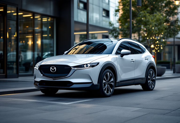 Mazda CX-6e SUV elettrico con design moderno e prestazioni elevate