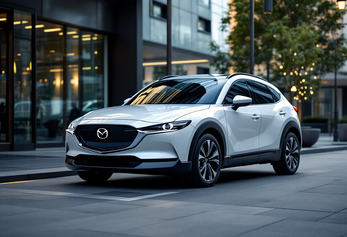 Mazda CX-6e SUV elettrico con design moderno e prestazioni elevate