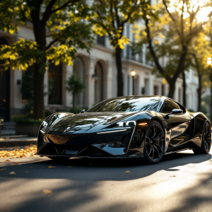 Immagine della McLaren W1, hypercar ibrida in fase di sviluppo