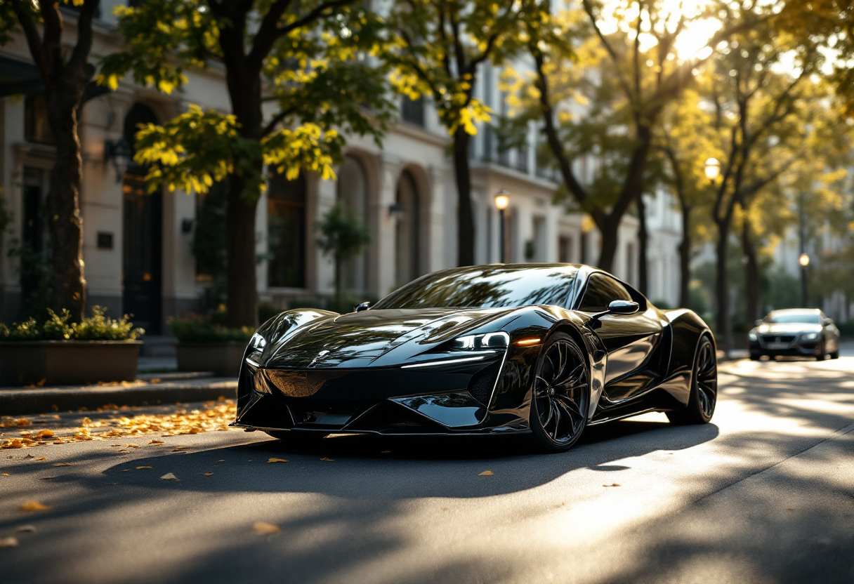 Immagine della McLaren W1, hypercar ibrida in fase di sviluppo