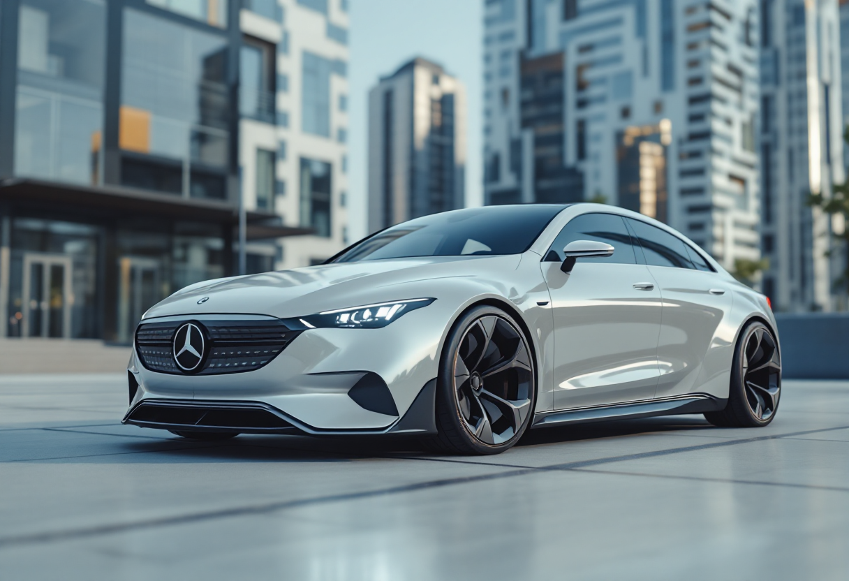 Nuova Mercedes CLA 2025 con design moderno e tecnologia avanzata