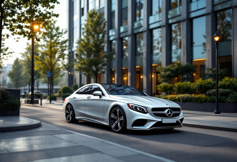 Mercedes Classe S 2025 con innovazioni tecnologiche avanzate