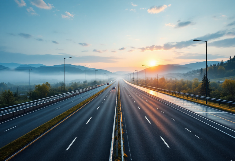 Webcam autostradali per monitorare il traffico
