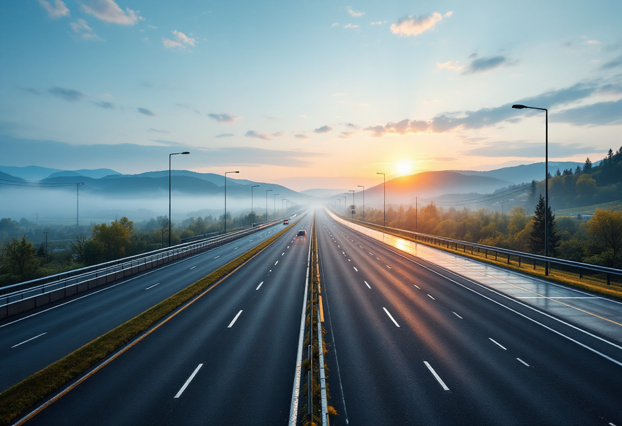 Webcam autostradali per monitorare il traffico
