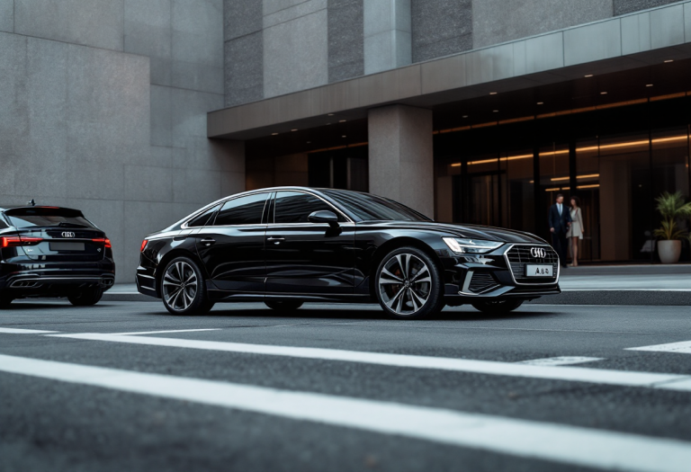 Audi A6 berlina 2023 con design elegante e motorizzazioni moderne