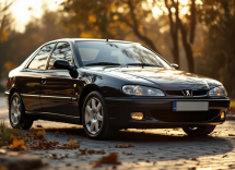 Peugeot 406 in un contesto elegante e sportivo