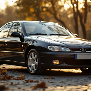 Peugeot 406 in un contesto elegante e sportivo