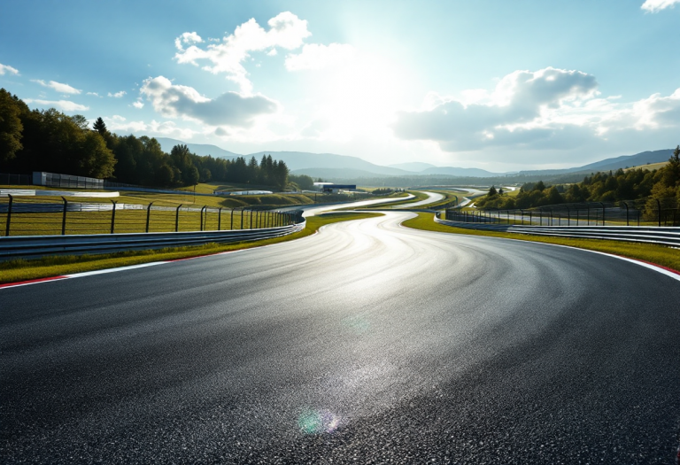 Porsche 911 GT3 in pista al Nurburgring con cambio manuale