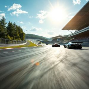Porsche 911 GT3 in pista al Nürburgring con cambio manuale