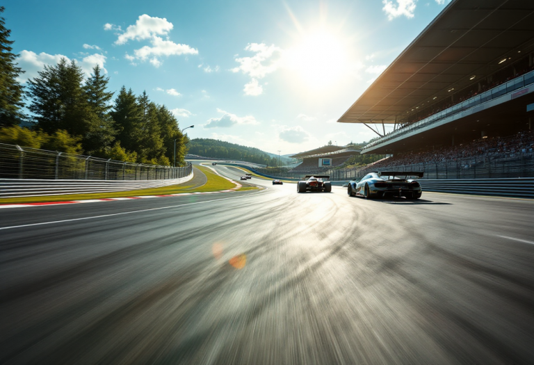 Porsche 911 GT3 in pista al Nürburgring con cambio manuale