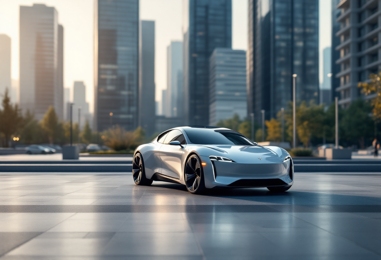 Immagine di un powertrain range extender in azione