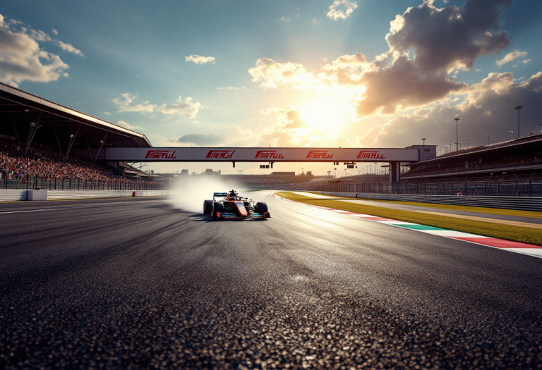 McLaren in azione durante le prove libere GP Bahrain 2025